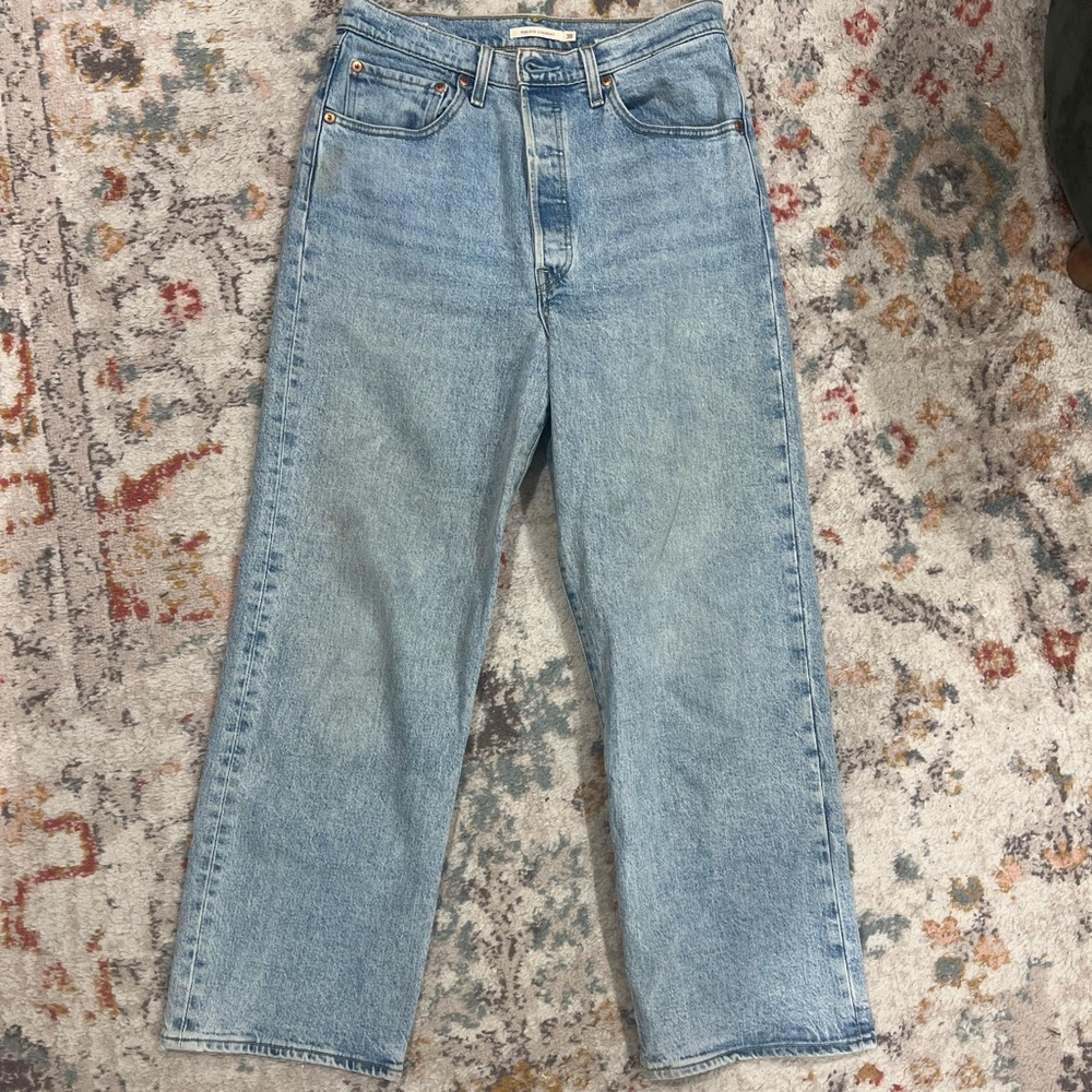 Levi Strauss Size 30 Light Blue Denim Jeans